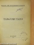 Tárgymutató