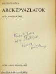 Arcképvázlatok (dedikált példány)