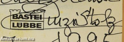 Die ganze Welt ist himmelblau (dedikált példány)