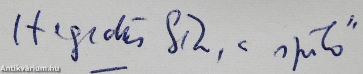 Az idők mélyén (dedikált példány)