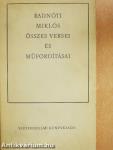 Radnóti Miklós összes versei és műfordításai