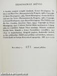 Ernest Hemingway művei 1-7.