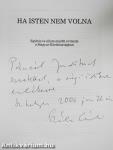 Ha Isten nem volna (dedikált példány)