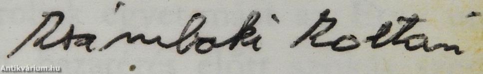 Gyönyörű november (dedikált példány)