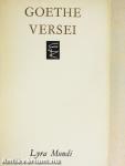 Goethe versei