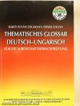 Tematikus szó- és kifejezésgyűjtemény a német gazdasági nyelvvizsgához