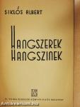 Hangszerek/Hangszinek