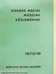 Nógrád megyei Múzeumi Közlemények 1973/19.