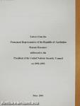 Letters addressed to the UN Security Council 1992-1993