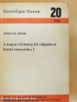 A magyar értelmiség két világháború közötti történetéhez I. (töredék)