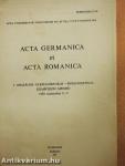 I. Országos germanisztikai-romanisztikai szimpozium