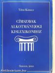 Címszavak alkotmányjogi kislexikonhoz 