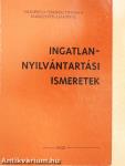 Ingatlan-nyilvántartási ismeretek