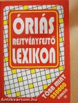 Óriás rejtvényfejtő lexikon