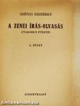 A zenei írás-olvasás gyakorló füzetei 4.