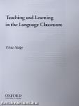 Teaching and Learning in the Language Classroom