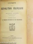 L'Europe et la Révolution Francaise I-VIII./Table Alphabétique