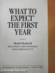 What To Expect The First Year