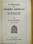 A Dictionary of Modern American Usage