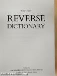 Reverse Dictionary