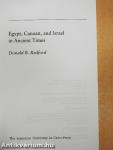 Egypt, Canaan, and Israel in Ancient Times