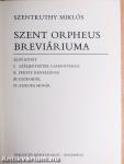 Szent Orpheus breviáriuma I.