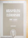 Közgyűlési előadások 2000. május