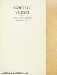 Goethe versei