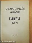 Steinmetz Miklós Gimnázium Évkönyve 1971-72