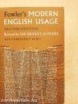 A Dictionary of Modern English Usage