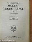 A Dictionary of Modern English Usage