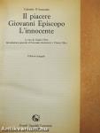 Il piacere/Giovanni Episcopo/L'innocente