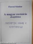 A magyar rovásírás elsajátítása