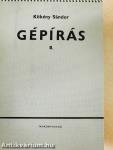 Gépírás II.