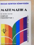 Matematika - Komplex függvénytan I.
