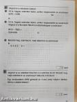 Felmérő feladatsorok - matematika 4. osztály