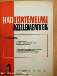 Hadtörténelmi Közlemények 1987/1.
