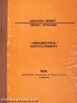 Magyar-német/német-magyar urbanisztikai szógyűjtemény