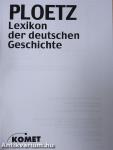 Ploetz Lexikon der deutschen Geschichte
