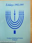 Az Országos Rabbiképző Intézet évkönyve 1992-1995