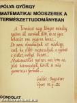 Matematikai módszerek a természettudományban
