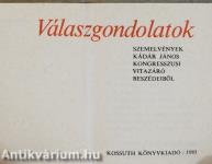 Válaszgondolatok (minikönyv)