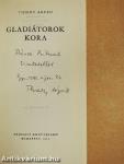 Gladiátorok kora (dedikált példány)