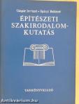 Építészeti szakirodalom-kutatás