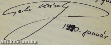 Az ínség zsoltárai (dedikált példány)