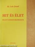 Hit és élet (dedikált példány)