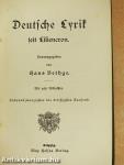 Deutsche Lyrik seit Liliencron (gótbetűs)