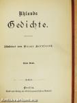 Uhlands Gedichte I-II. (gótbetűs)