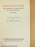 Deutsche lyrik