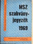 MSZ Szabványjegyzék 1969